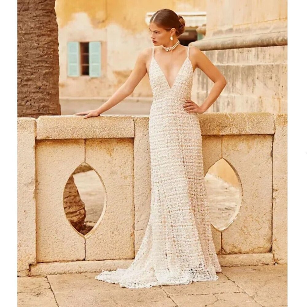 BHLDN Theodora Wedding Gown Size 14 NEW